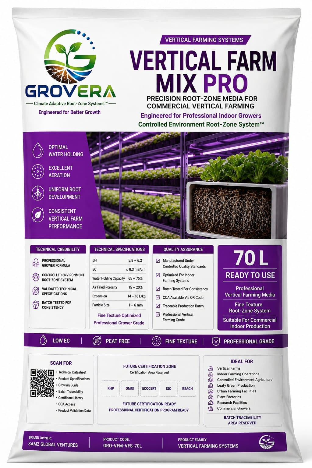 Vertical Farm Mix Pro